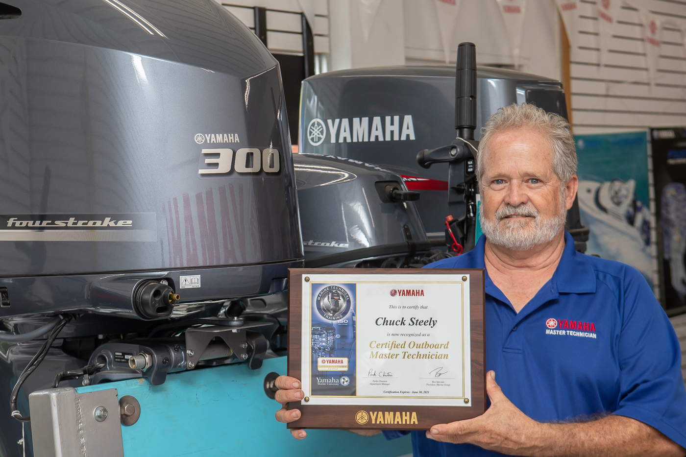 Chuck Steely Yamaha Master Technician 1